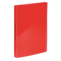 Viquel Gyűrűs könyv, 2 gyűrű, 25 mm, A4, PP, VIQUEL "Propyglass", piros