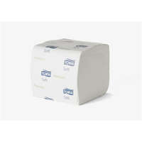 Tork Toalettpapír, hajtogatott, T3 rendszer, 30csom/krt, 2rétegű, Premium, TORK "Folded", fehér