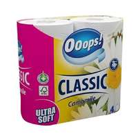 Ooops Toalettpapír, 3 rétegű, 4 tekercses, OOOPS "Classic", kamilla