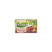 Pickwick Fekete tea, 20x1,5 g, PICKWICK "Variációk Piros", eper, trópusi gyümölcs, erdei gyümölcs, citrom