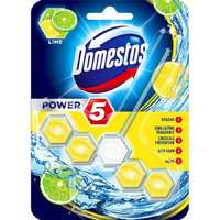 Domestos WC fertőtlenítő, 1 db-os, DOMESTOS "Power 5", lime