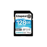 Kingston Kingston 128GB SD Canvas Go Plus (SDXC Class 10 UHS-I U3) (SDG3/128GB) memória kártya