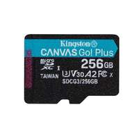 Kingston Kingston 256GB SD micro Canvas Go! Plus (SDXC Class 10 UHS-I U3) (SDCG3/256GBSP) memória kártya