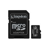 Kingston Kingston 32GB SD micro Canvas Select Plus (SDHC Class 10 A1) (SDCS2/32GB) memória kártya adapterrel