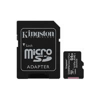 Kingston Kingston 64GB SD micro Canvas Select Plus (SDXC Class 10 A1) (SDCS2/64GB) memória kártya adapterrel
