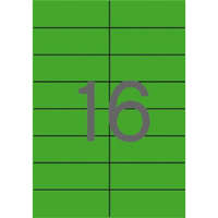 Apli Etikett, 105x37 mm, színes, APLI, zöld, 320 etikett/csomag