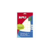 Apli Etikett, 16 mm kör, kézzel írható, APLI, 540 etikett/csomag