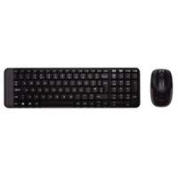 Logitech Logitech MK220 HUN fekete vezeték nélküli billentyűzet + egér