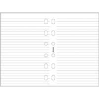 Filofax Kalendárium betét, jegyzetlap, pocket méret, vonalas, FILOFAX, fehér, 25lap/cs