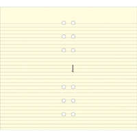 Filofax Kalendárium betét, jegyzetlap, pocket méret, vonalas, FILOFAX, krémszín, 20lap/cs