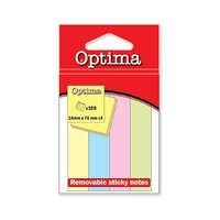 Optima Oldaljelölő OPTIMA papír pasztell 4 szín