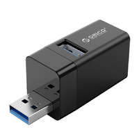 Orico Orico USB3.0 Hub - MINI-U32-BK/8/ (2 port, Bemenet: USB-A, Kimenet: 2xUSB-A, fekete)