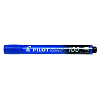 Pilot Alkoholos marker, 1-4,5 mm, kúpos, PILOT "Permanent Marker 100", kék