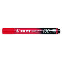 Pilot Alkoholos marker, 1-4,5 mm, kúpos, PILOT "Permanent Marker 100", piros