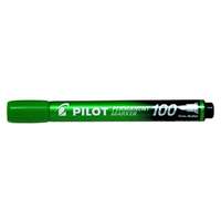 Pilot Alkoholos marker, 1-4,5 mm, kúpos, PILOT "Permanent Marker 100", zöld