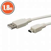 Prc PRC USB 2.0 A - mini USB 2.0 B 1.8m kábel