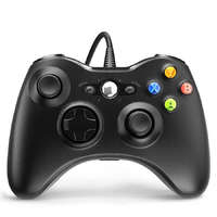 Prc PRC vezetékes Xbox 360/PC fekete kontroller