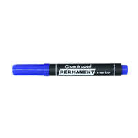 Centropen Permanent marker 1-4,6mm, vágott hegyű, Centropen 8576 kék