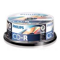 Philips Philips CD-R80CB 52x cake box lemez 25db/csomag