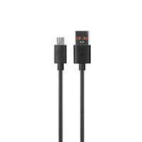S-link S-Link kábel - AND-KC19S (2.4A, Micro USB, 100cm adat+töltőkábel, fekete)
