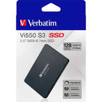 Verbatim SSD (belső memória), 128GB, SATA 3, 430/560MB/s, VERBATIM "Vi550"