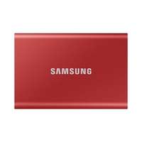 Samsung Samsung 500GB USB 3.2 (MU-PC500R/WW) piros T7 külső SSD