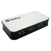 Sandberg Sandberg USB Hub - USB3.0 Hub 4 port (fekete-fehér; 4port USB3.0)