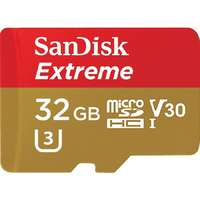 Sandisk Sandisk 32GB SD micro ( SDHC Class 10) Extreme UHS-I V30 memória kártya adapterrel