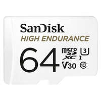 Sandisk Sandisk 64GB SD micro (SDXC Class 10 UHS-I U3) High Endurance memória kártya