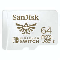 Sandisk Sandisk 64GB SD micro (SDXC Class 10 UHS-I U3) Nintendo Switch memória kártya