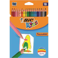 Bic Színes ceruza BIC Kids Tropicolors hatszögletű 18db/készlet
