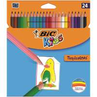 Bic Színes ceruza BIC Kids Tropicolors hatszögletű 24db/készlet