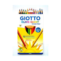 Giotto Színes ceruza GIOTTO Elios háromszögletű vastag 12db/készlet