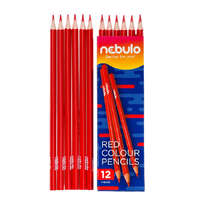 Nebulo Színes ceruza, háromszög, Nebulo piros