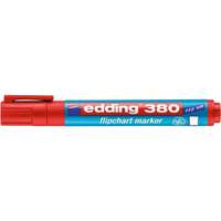 Edding Flipchart marker, 1,5-3 mm, kúpos, EDDING "380", piros