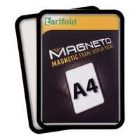 Tarifold Mágneses tasak, mágneses háttal, A4, TARIFOLD "Magneto", fekete, 2db/cs