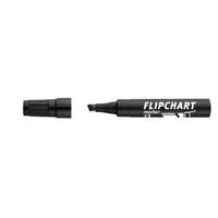Ico Flipchart marker, 1-4 mm, vágott, ICO "Artip 12", fekete