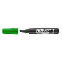 Ico Alkoholos marker, 1-4 mm, vágott, ICO "Permanent 12", zöld