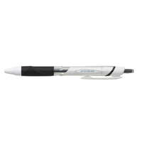 Uni Golyóstoll, 0,35 mm, nyomógombos, fehér tolltest, UNI "SXN-155 Jetstream", fekete