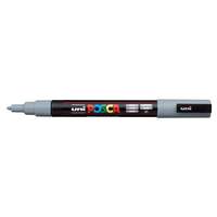 Uni Dekormarker, 0,9-1,3 mm, UNI "Posca PC-3M", szürke