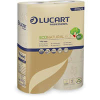 Lucart Toalettpapír, 3 rétegű, kistekercses, 27,5 m, LUCART "EcoNatural 6.3" barna, 6tek/cs