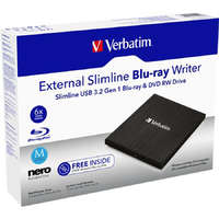 Verbatim BluRay író, USB 3.0, külső, VERBATIM