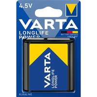 Varta Elem, 3LR12 lapos elem, 4,5 V, 1 db, VARTA "Longlife Power"