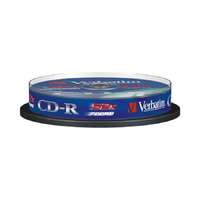 Verbatim VERBATIM CDV7052B10DL CD-R DataLife cake box CD lemez 10db/csomag