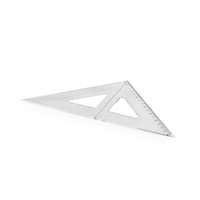 Egyéb Vonalzó háromszög 45° 16cm, műanyag