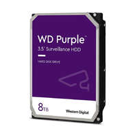 Western digital Western Digital 3,5" 8000GB belső SATAIII 5640RPM 128MB PURPLE WD84PURZ winchester 3 év