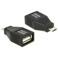 Delock DeLock Adapter USB Micro B male > USB 2.0 female OTG full covered