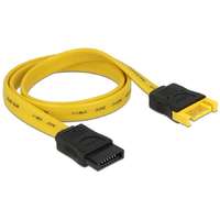 Delock DeLock Extension cable SATA 6 Gb/s male > SATA female 50cm Yellow