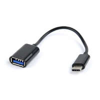 Gembird Gembird AB-OTG-CMAF2-01 USB 2.0 OTG Type-C adapter cable (CM/AF) Black