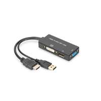 Assmann Assmann HDMI converter cable, HDMI - DP+DVI+VGA